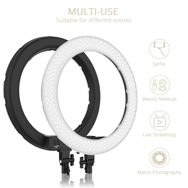 Travor 18-Inch Ring Light with Tripod