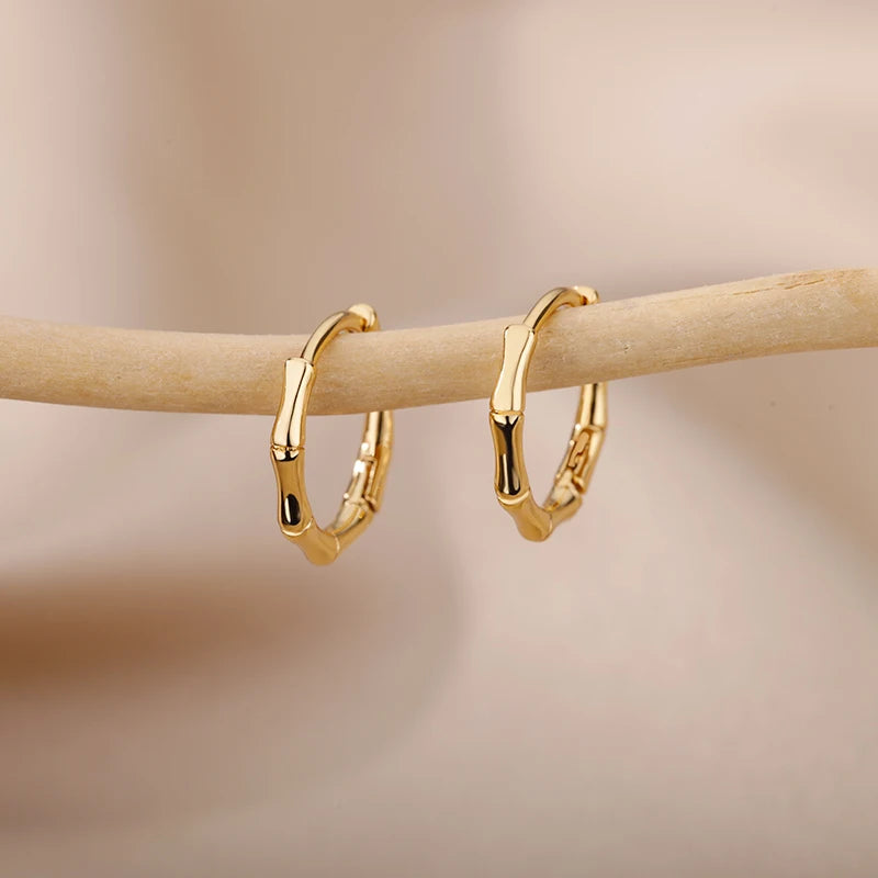 Aesthetic Luxury Zircon Evil Eye Hoop Earrings