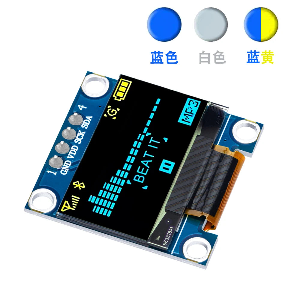 IIC Serial Yellow Blue OLED Display