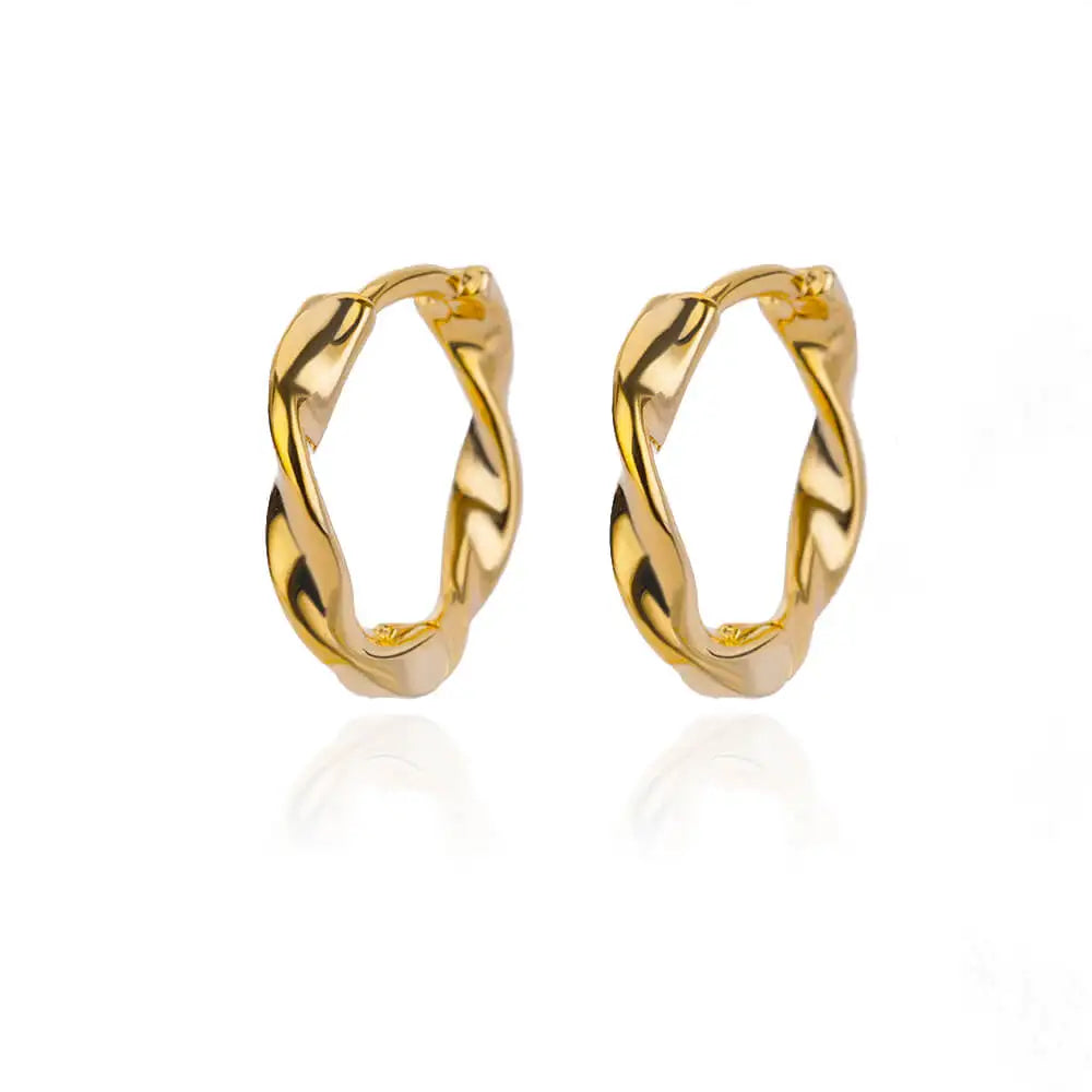 Aesthetic Luxury Zircon Evil Eye Hoop Earrings