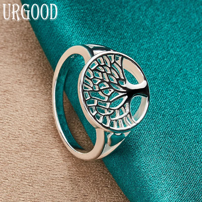 Tree of Life Sterling Silver Ring