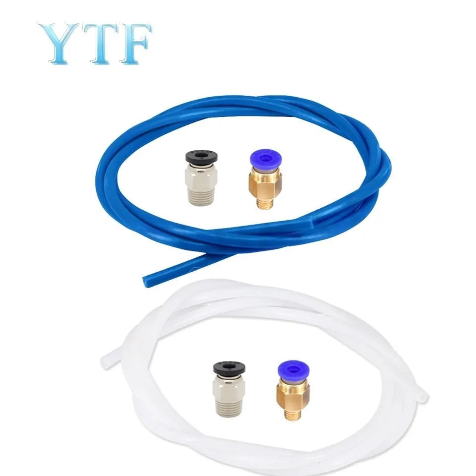 Pneumatic Connector With 1M PTFE Teflonto Tube