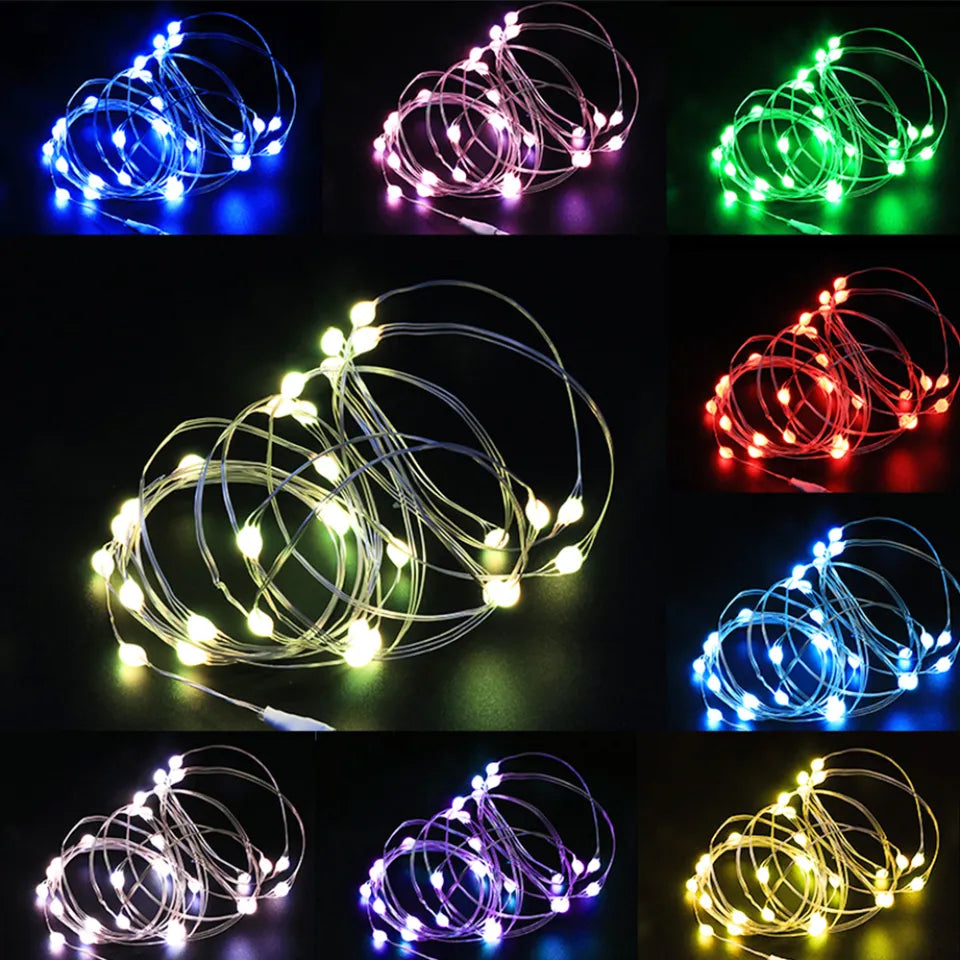 USB LED String Lights Waterproof Fairy Lights