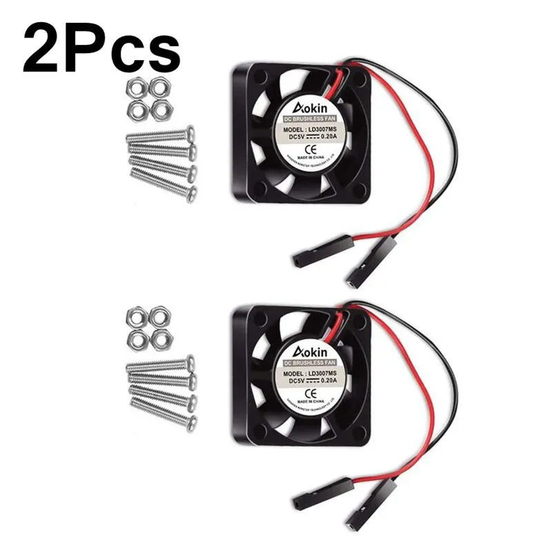 Quiet Cooling Fan for Raspberry Pi