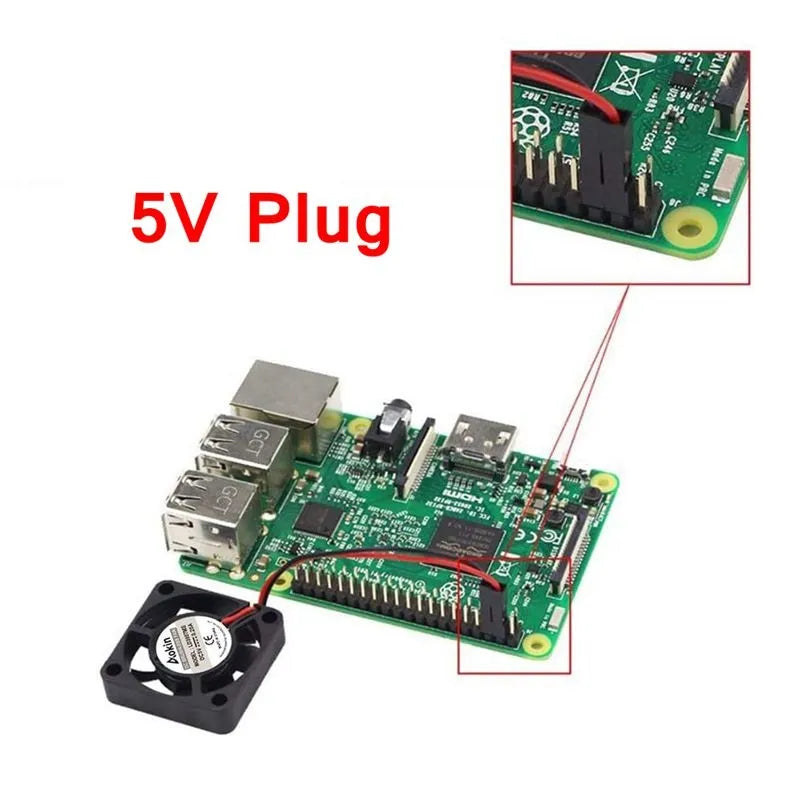 Quiet Cooling Fan for Raspberry Pi