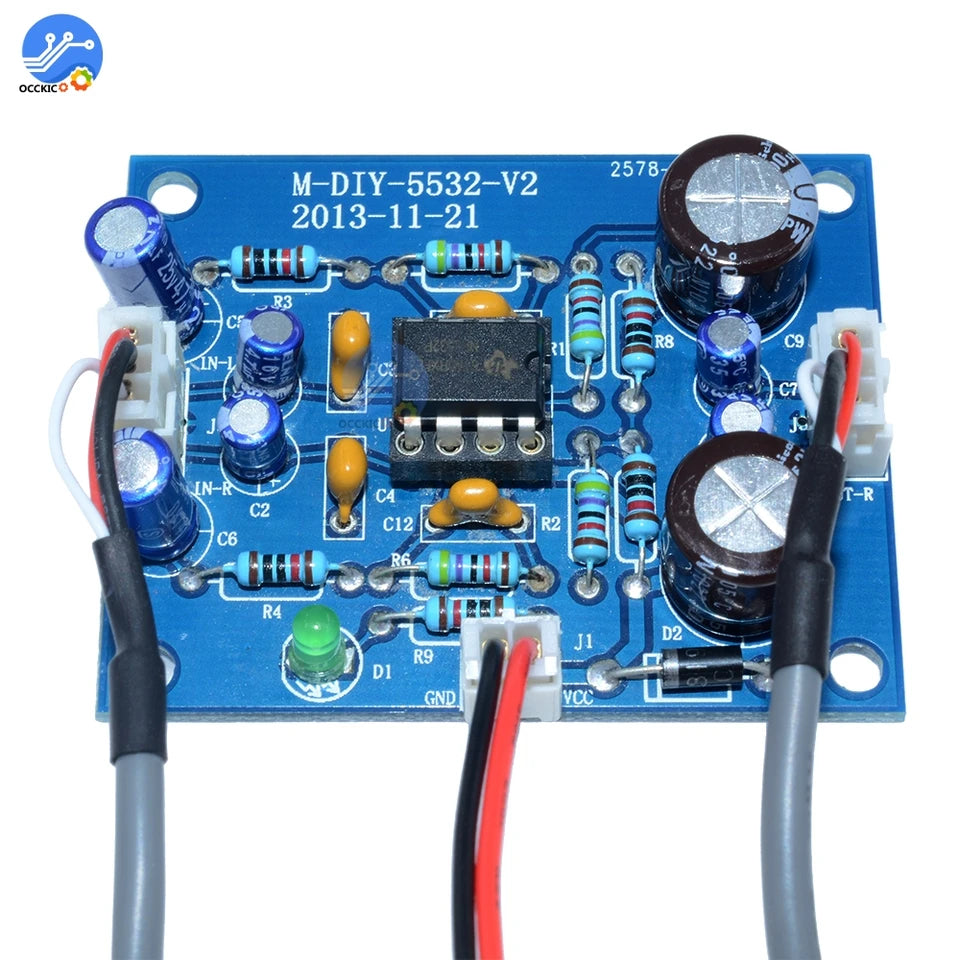 Op-Amp Stereo Amplifier Board for Arduino