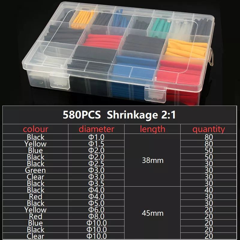 Heat Shrink Tubing Kit for Cable Insulation