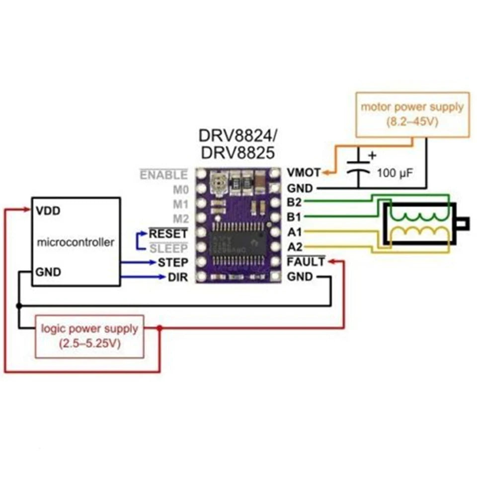 Stepper Motor Driver Module with Heatsink