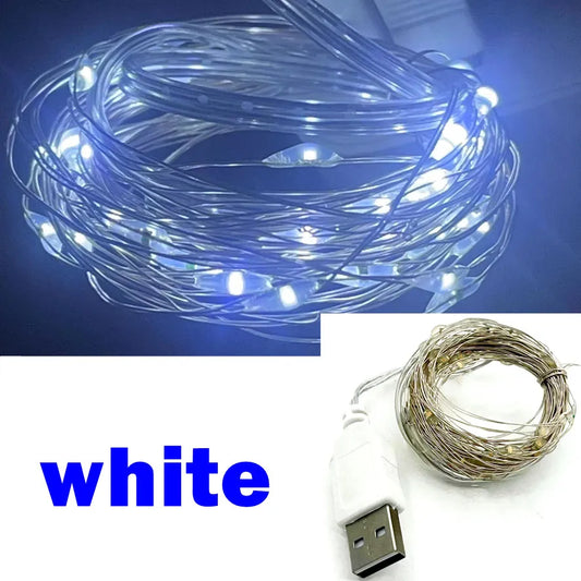 USB LED String Lights Waterproof Fairy Lights