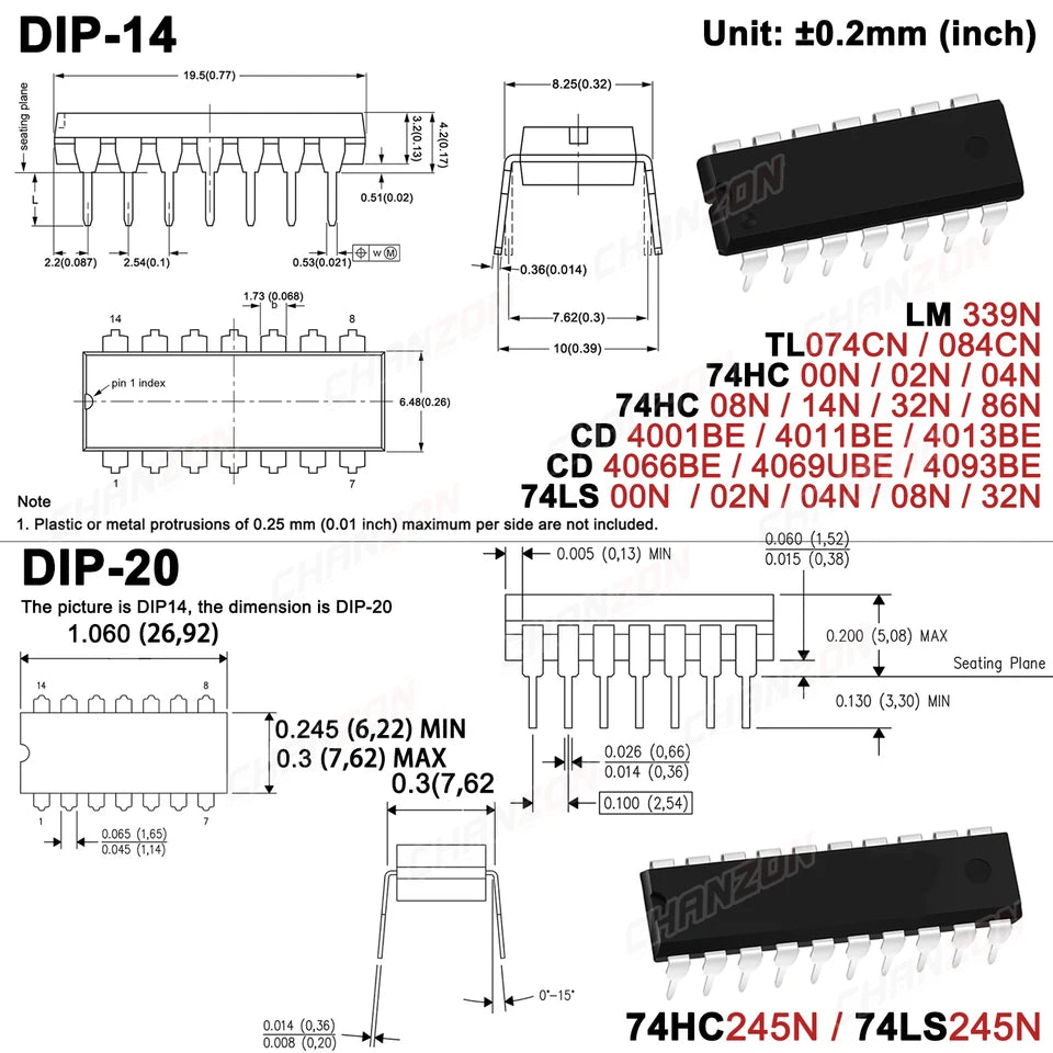 Timer Integrated Circuit IC Chip Motor Driver