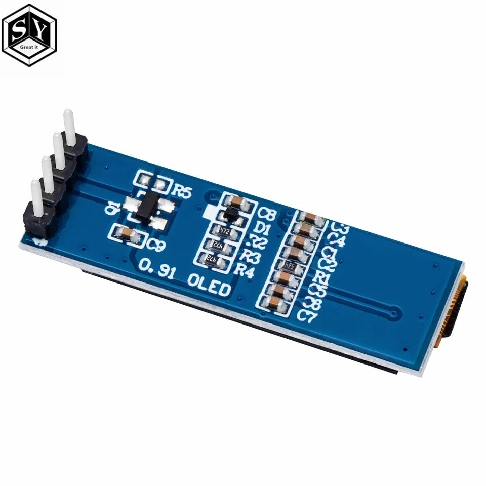 0.91 Inch OLED Module White Blue