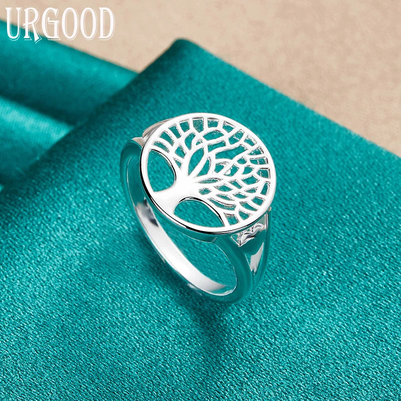 Tree of Life Sterling Silver Ring