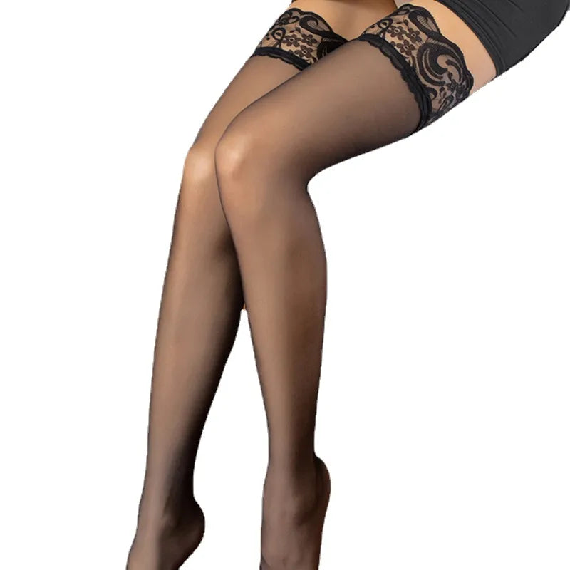 Lace Thigh High Knee Stockings