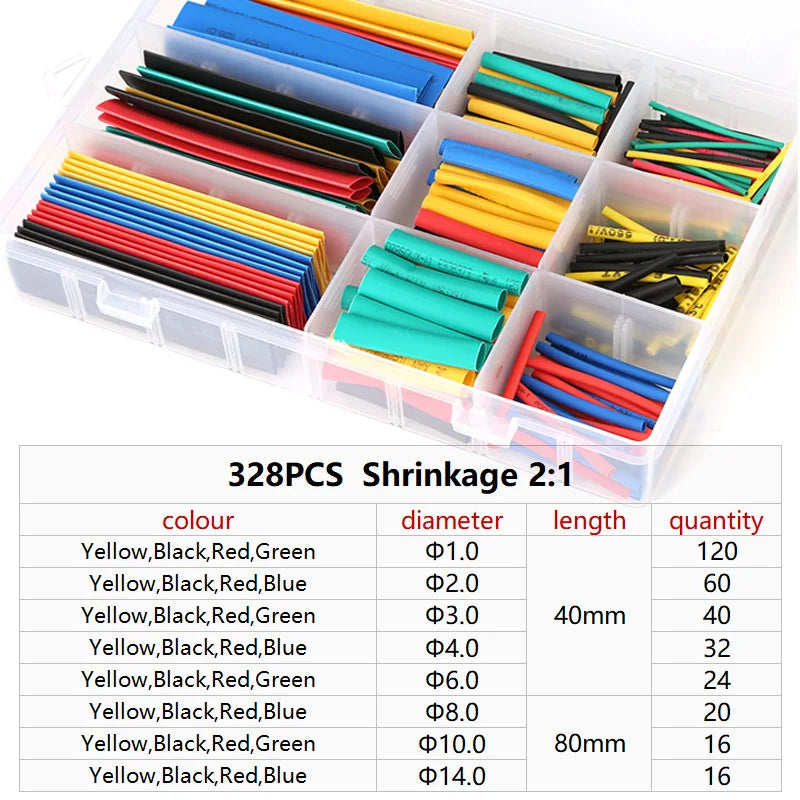 Heat Shrink Tubing Kit for Cable Insulation