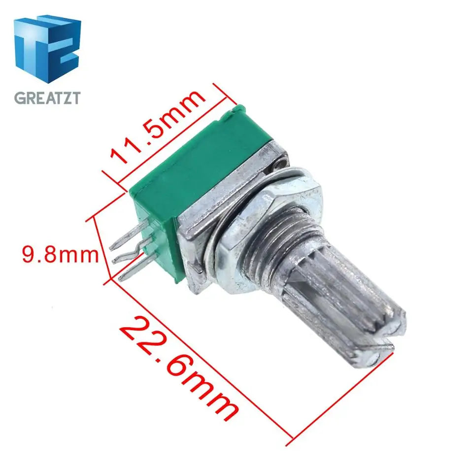 GREATZT Audio Amplifier Sealed Potentiometer 15mm