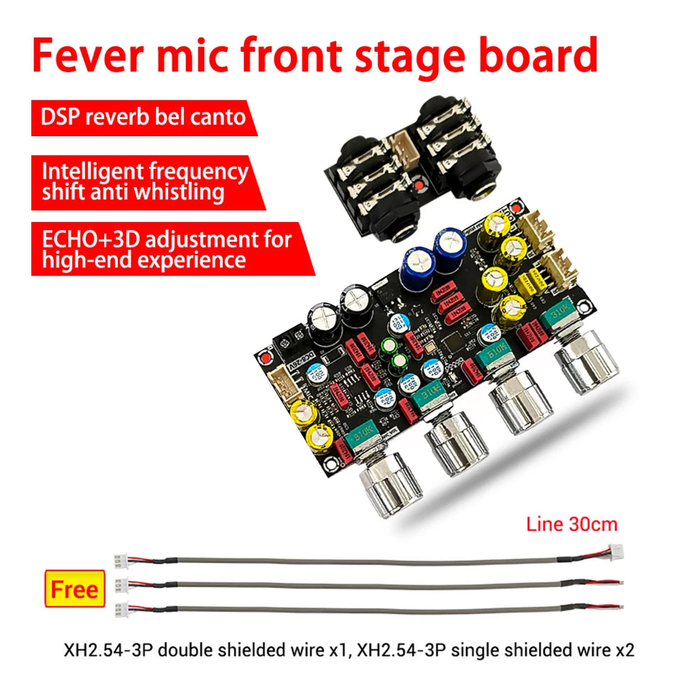 Fever Karaoke Reverb Board with Howling AMP