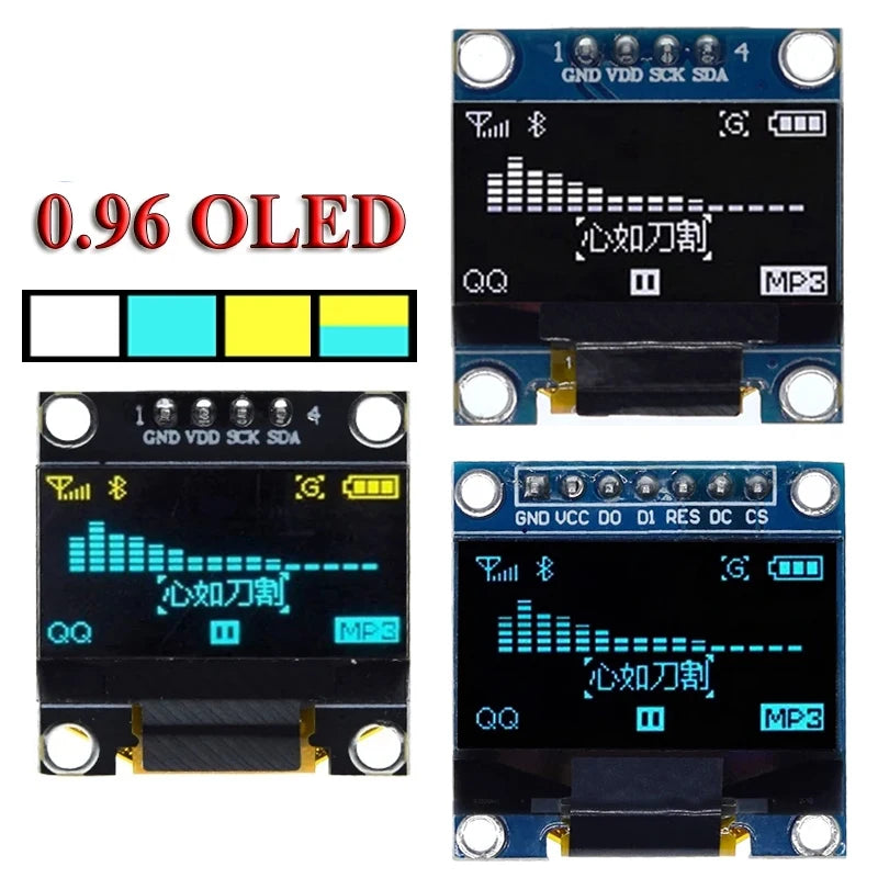 TZT 0.96 Inch Serial OLED Display