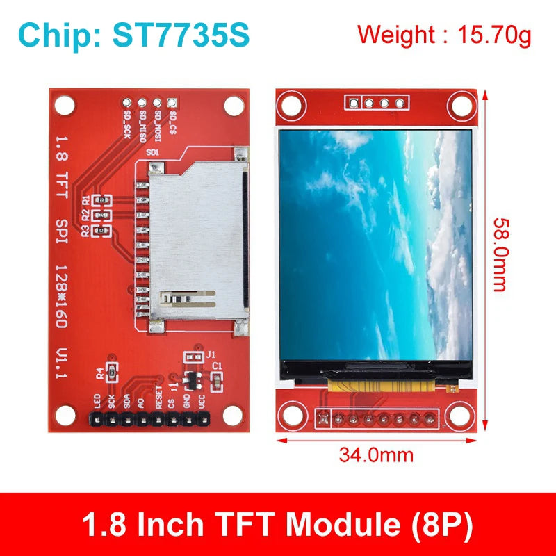 TFT LCD Screen Module for Arduino