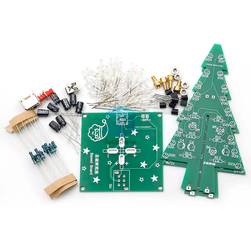 DIY Christmas Tree LED Flash Circuit