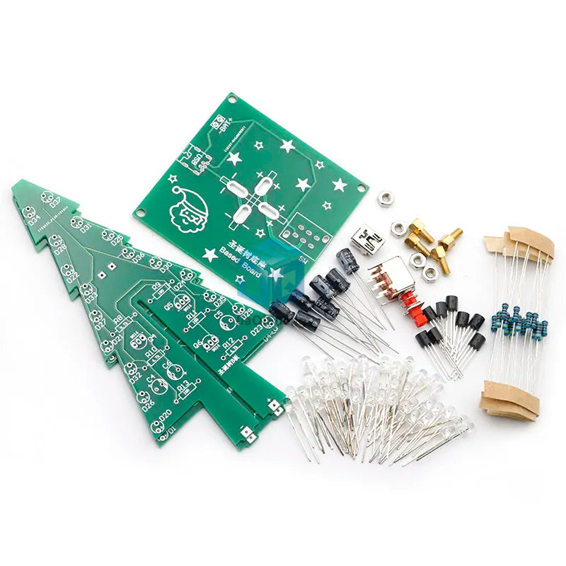 DIY Christmas Tree LED Flash Circuit